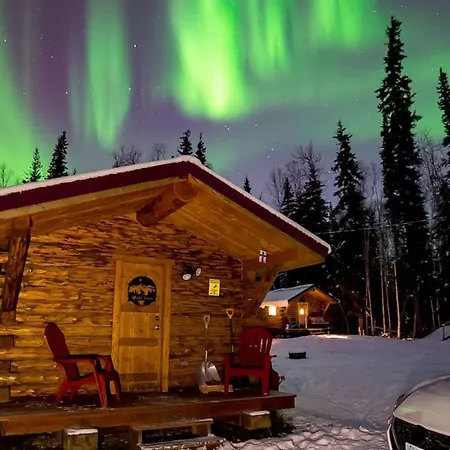 1 Bd. Deluxe Log Dry Cabin| Views Northern Lights! Fairbanks Exterior photo