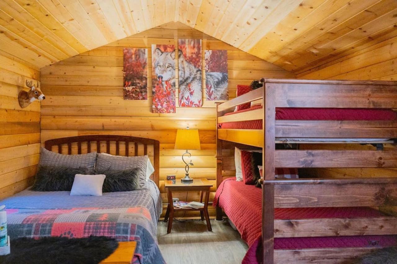 Hébergement de vacances 1 Bd. Deluxe Log Dry Cabin| Views Northern Lights!